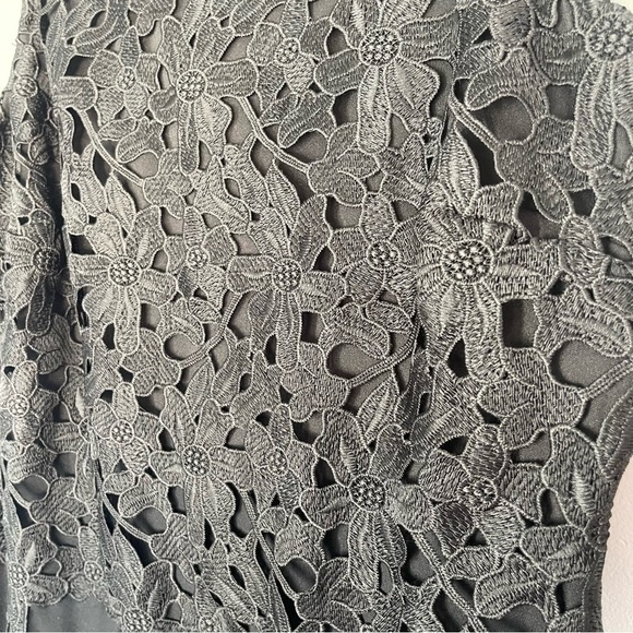 Charter Club Sleeveless Fit & Flare Floral Embroidered Top Dress Size Medium - Picture 4 of 10